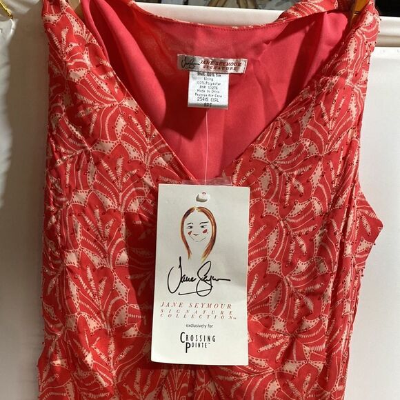 Coral Jane Seymour Signature Collection Dress for Crossing Pointe Size 8P NWT - Picture 4 of 12